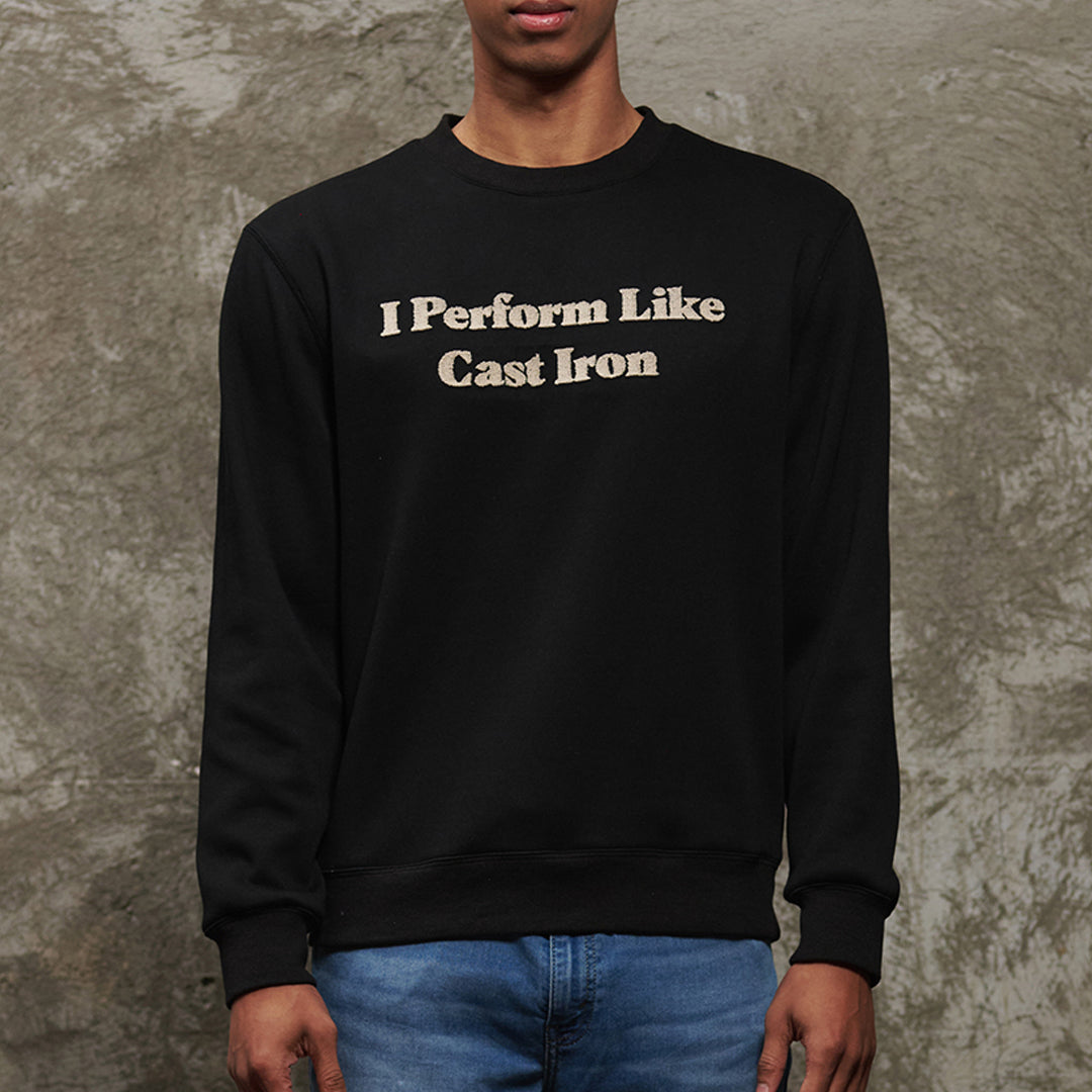 I Perform Like Cast Iron Sweatshirt — XS - Image 3
