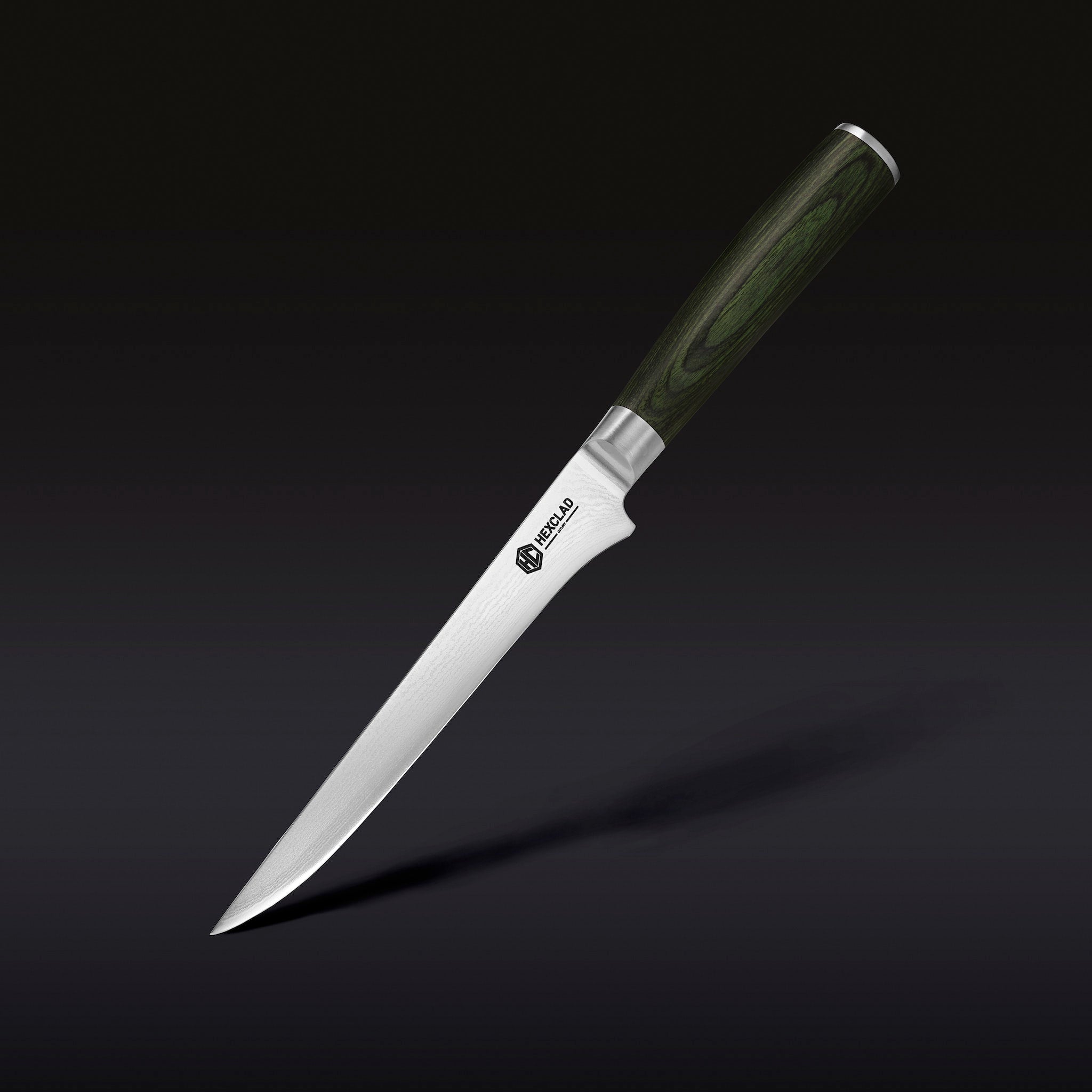 Damascus Steel Boning & Fillet Knife, 6" (Espresso) - Image 2