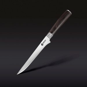 Damascus Steel Boning & Fillet Knife, 6" (Espresso)