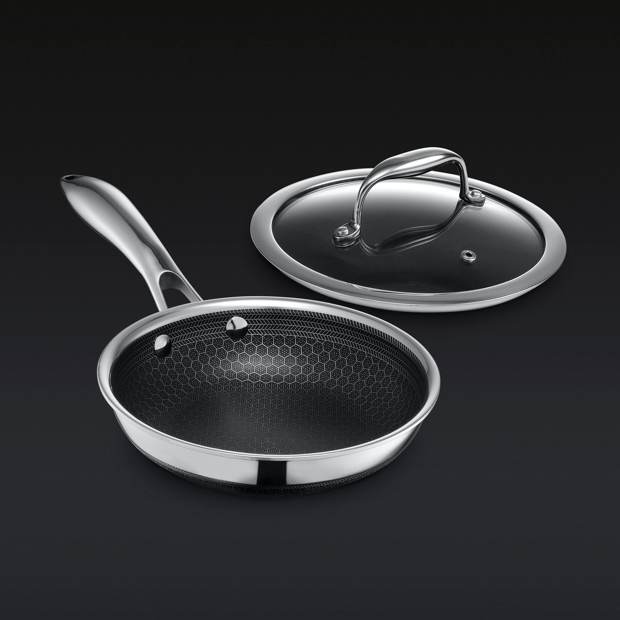 Hybrid Fry Pan with Lid, 12" - Image 10