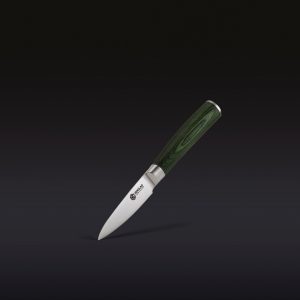 Damascus Steel Paring Knife, 3.5" (Green)